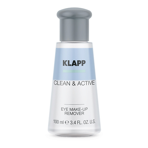 фото Klapp cosmetics средство для снятия макияжа с глаз / clean&active eye care