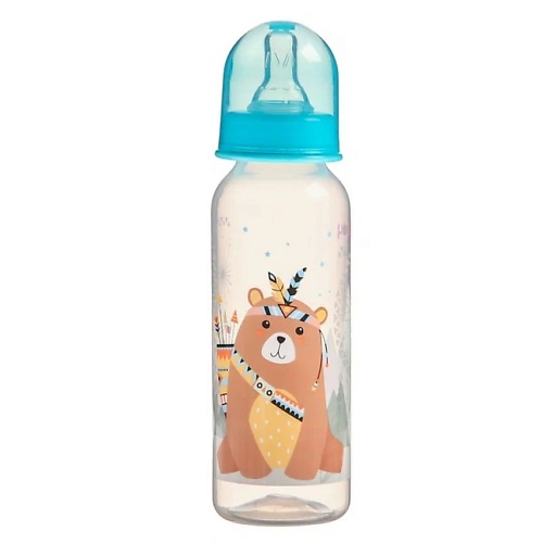 LUBBY Бутылочка для кормления с соской молочной, с рождения lubby бутылочка для кормления just lubby с соской молочной и ручкой с рождения