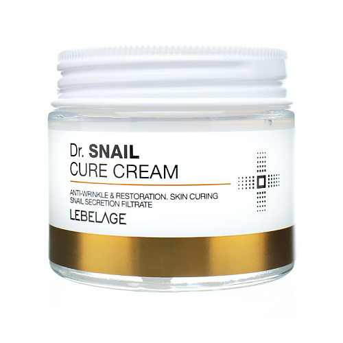 LEBELAGE Крем для лица с Муцином улитки антивозрастной Dr. Snail Cure Cream 70