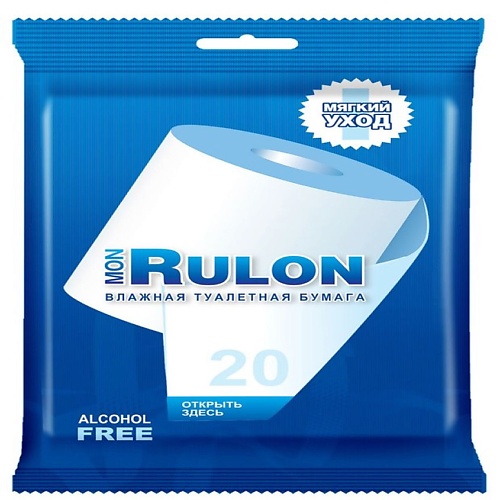 Средства для гигиены MON RULON Влажная туалетная бумага 20