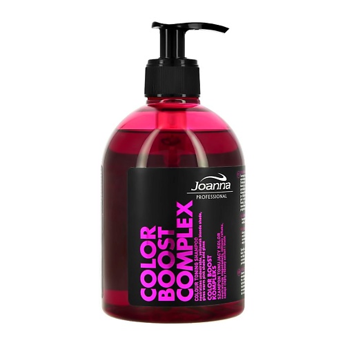 JOANNA Шампунь для волос COLOR BOOST COMPLEX оттеночный с протеинами пшеницы (теплый розовый) 500