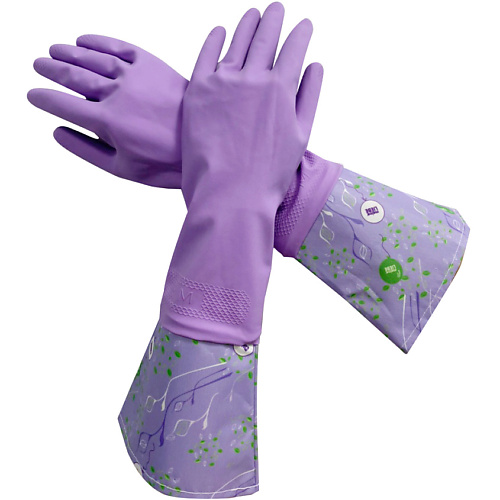 Перчатки для уборки MEINE LIEBE Перчатки хозяйственные универсальные Чистенот с манжетой размер М