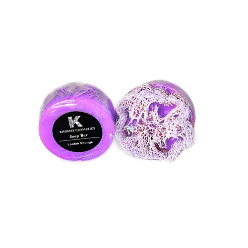 

KHOMEY COSMETICS Мыло твердое с люфой с ароматом винограда Изабелла и маслом миндаля 120.0, Мыло твердое с люфой с ароматом винограда Изабелла и маслом миндаля