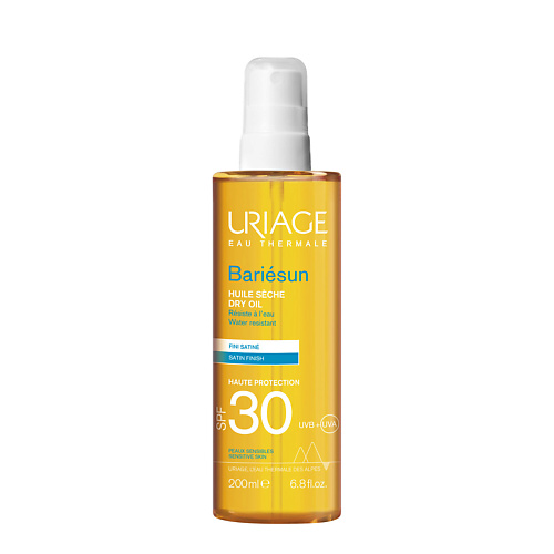 Солнцезащитное масло для лица и тела URIAGE Барьесан SPF 30 сухое масло солнцезащитные средства биокрим солнцезащитное сухое масло для загара spf 10