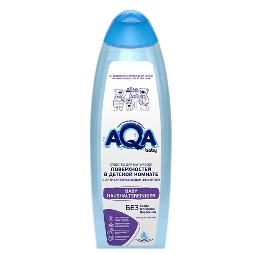 Средства для уборки AQA BABY Средство для мытья всех поверхностей в детской комнате с антибактериальным эффектом 500