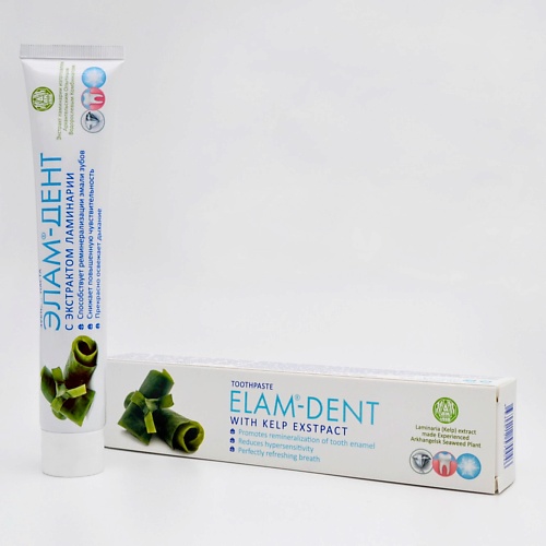 FITOLON Зубная паста Элам-Дент с экстрактом ламинарии, для укрепления эмали MPL094109