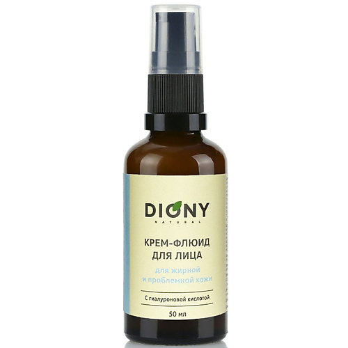 DIONY Крем-флюид для лица с гиалуроновой кислотой для жирной и проблемной кожи 50
