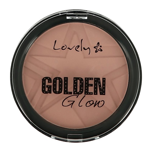 Пудра LOVELY  для лица компактная GOLDEN GLOW