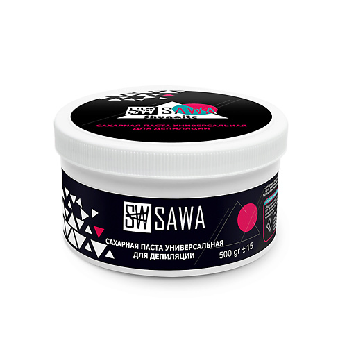 SAWA Паста для шугаринга универсальная с шунгитом 500 универсальная жидкая паста трансформер ф 3