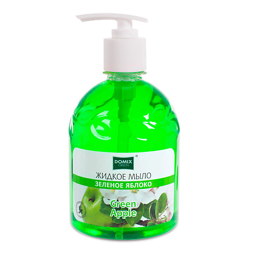 Мыло жидкое DOMIX GREEN Жидкое мыло Зелёное яблоко цена и фото