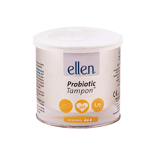 ELLEN Тампон с пробиотиками normal 22 ellen тампон с пробиотиками normal 22