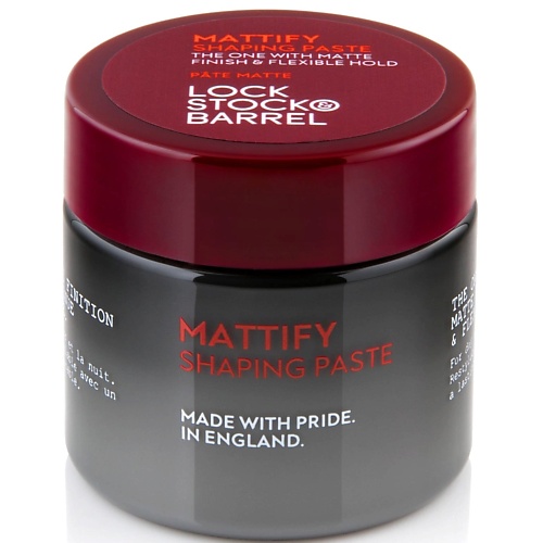 

LOCK STOCK & BARREL Матовая паста для укладки волос MATTIFY SHAPING PASTE 30, Матовая паста для укладки волос MATTIFY SHAPING PASTE