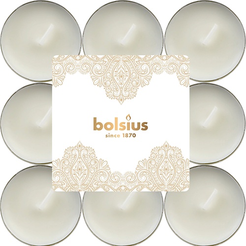 BOLSIUS Свечи чайные арома Bolsius Christmas ваниль бант due esse christmas розовый 16 см