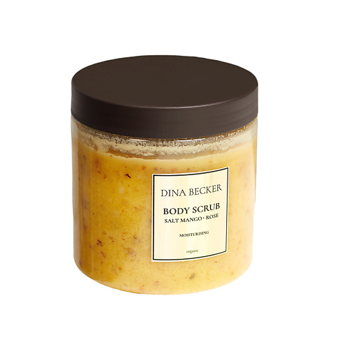 Скрабы и пилинги DINA BECKER Питательный соляной скраб для тела Mango + Rose 500