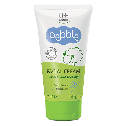 Крем для лица BEBBLE Крем для лица детский Facial Cream 0+ крем для тела bebble крем под подгузник nappy cream 0