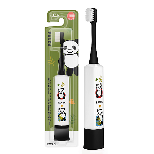 HAPICA Детская электрическая звуковая зубная щётка DBK-5KWK Panda 3-10 лет farres зубная щётка детская принцесса