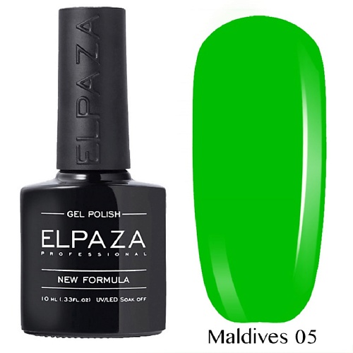 ELPAZA PROFESSIONAL Гель-лак для ногтей MALDIVES spa ceylon летний ультраувлажняющий гель алоэ лемонграсс и мандарин 100