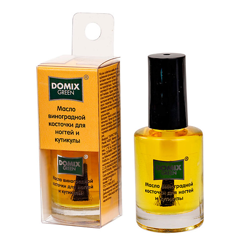 DOMIX GREEN Масло виноградной косточки для ногтей и кутикулы 11 domix dap масло успокаивающее для использования после процедуры депиляции 320