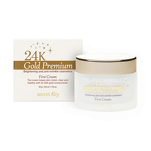 Купить SECRET KEY Антивозрастной крем для лица с коллоидным золотом 24K Gold Premium First Cream