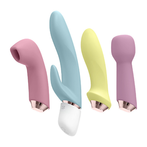 SATISFYER Вибромассажер с 4-мя насадками Marvelous Four four pillars estates blue springs