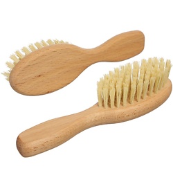 Щётка с натуральным тампико для шерсти собак