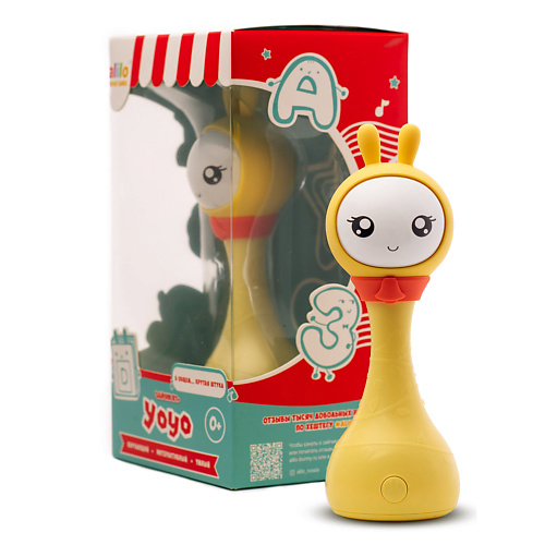 Игрушки ALILO Интерактивная обучающая музыкальная игрушка Умный зайка R1+ Yoyo