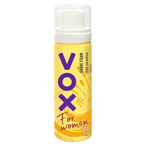 Средства для бритья и депиляции VOX Пена для бритья FOR WOMEN ваниль 50