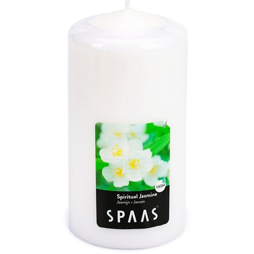 Свеча SPAAS Свеча-столбик ароматическая Божественный жасмин свеча ароматизированная spaas дикая орхидея высота 10 см