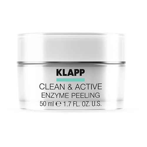 обновляющий энзимный гель janssen cosmetics skin refining enzyme peel 50 мл Пилинг для лица KLAPP COSMETICS Энзимный скраб  CLEAN&ACTIVE  Enzyme Scrab