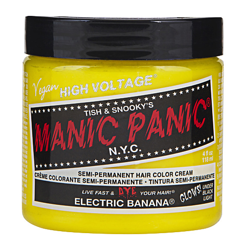 Краска оттеночная MANIC PANIC Краска для волос Electric Banana manic panic classic alien grey 118мл