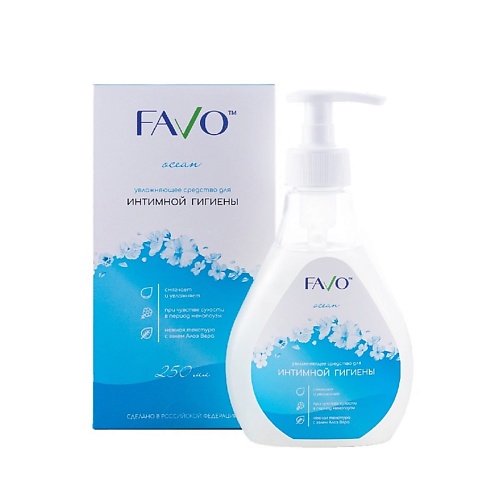 фото Favo средство для интимной гигиены увлажняющее favo ocean