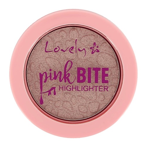 LOVELY Хайлайтер для лица PINK BITE lovely румяна и хайлайтер для лица peach blusher