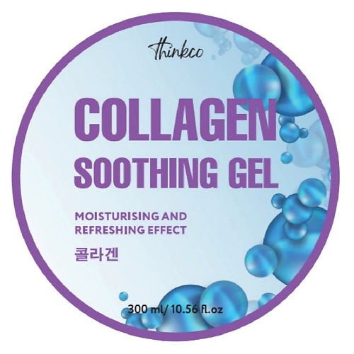 фото Thinkco гель универсальный для лица и тела с коллагеном collagen soothing gel