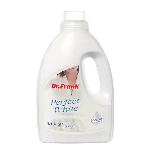 DR.FRANK Жидкое средство для стирки белого белья Perfect White, 100 стирок 1100