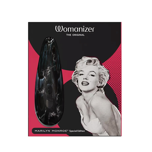 WOMANIZER Бесконтактный клиторальный стимулятор Marilyn Monroe White Marble romp бесконтактный клиторальный стимулятор switch