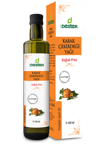 фото Destek масло из семян тыквы для лица и тела, для волос, увлажнение, питание