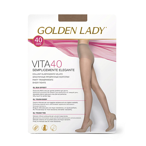GOLDEN LADY Колготки женские 40 den VITA Playa 2 golden lady носки forte укороченный