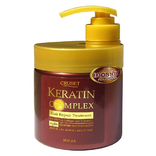 фото Cruset маска для волос кератиновый комплекс "восстановление" keratin complex