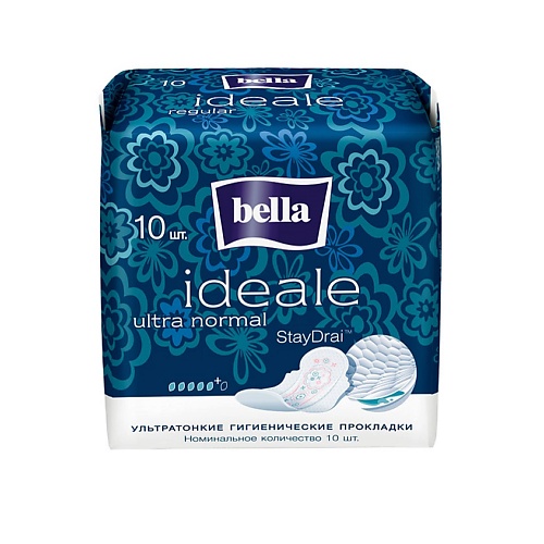 BELLA Прокладки супертонкие Ideale Ultra Normal 10 bella bella прокладки ежедневные супертонкие panty ideale normal
