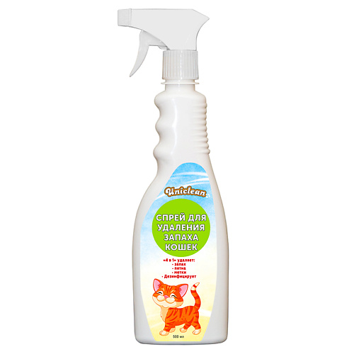UNICLEAN Спрей для удаления запаха кошек 500 uniclean спрей для удаления запаха собак 500