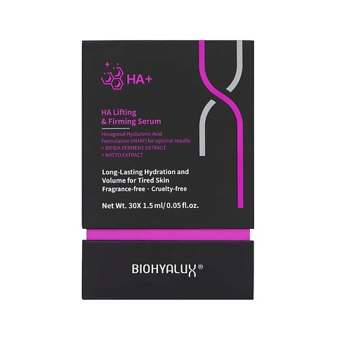 BIOHYALUX Подтягивающая и укрепляющая сыворотка гиалуроновой кислоты (для уставшей кожи)