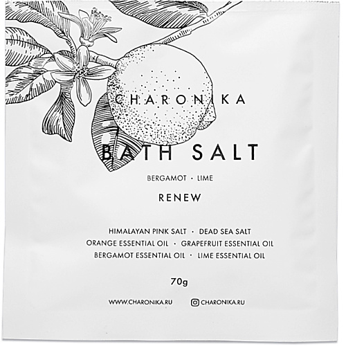 CHARONIKA Соль для ванны Renew MPL095545