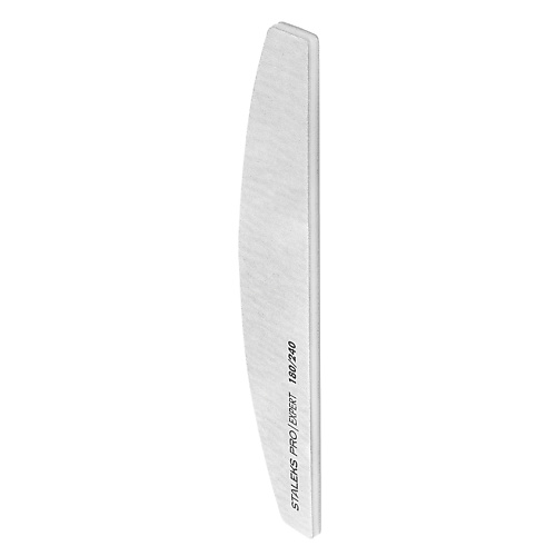 STALEKS Пилка полумесяц минеральная для ногтей Staleks Pro Expert, 180/240 грит