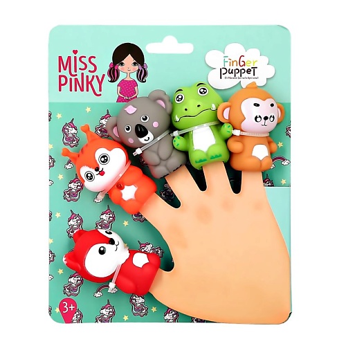 Мягкая игрушка MISS PINKY Пальчиковый театр секс игрушки pretty love пальчиковый минивибромассажер nicole