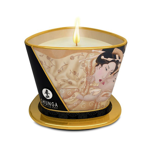 SHUNGA Массажное аромамасло в виде свечи Ванильный фетиш 170 масло массажное в виде свечи detox