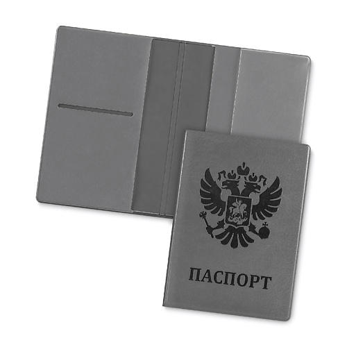 FLEXPOCKET Обложка для паспорта с прозрачными карманами для документов flexpocket обложка для автодокументов из экокожи с прозрачными вкладышами