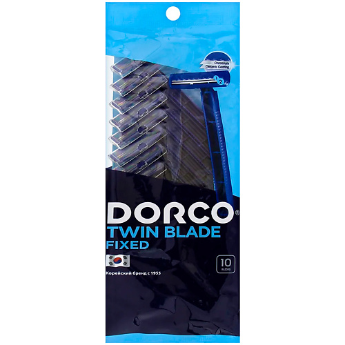 DORCO Бритвы одноразовые TD708, 2-лезвийные 1 острие бритвы