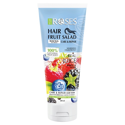 Маска для волос NATURE OF AGIVA Маска для волос Hair Fruit Salad(Лесные Ягоды) мицеллярная вода nature of agiva natural rose 200 мл