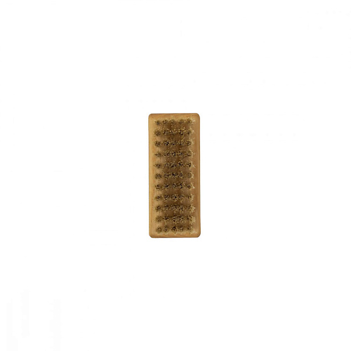 LEI Щётка для маникюра, прямоугольная, натуральная щетина (кабан) щётка для подметания пола с еврорезьбой 28×5×1 6 см 80 пучков бук синтетическая щетина