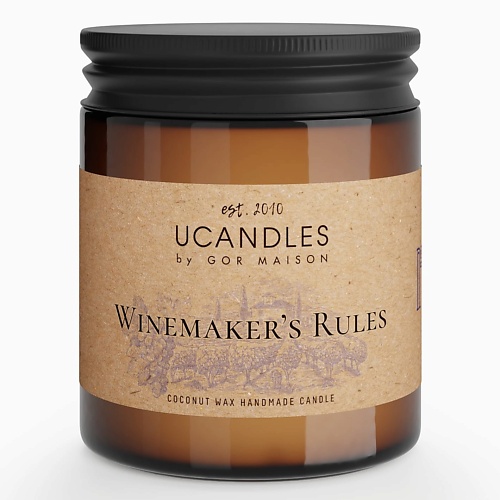 UCANDLES Свеча Winemakers’ Rules Chez Maman 60 190